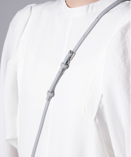 ensemble(皮革ブランド)（アンサンブル）の「ensemble PORTEⅢ 鏡 コインケース&カードケース付きiPhoneケース (ベルト付き)（スマホケース/カバー・レディース・ライトグレー/ブラック/ベージュ/ブラウン/グレー/カーキ・1/6/7/8/10/12/3/5/11）」の8枚目の写真