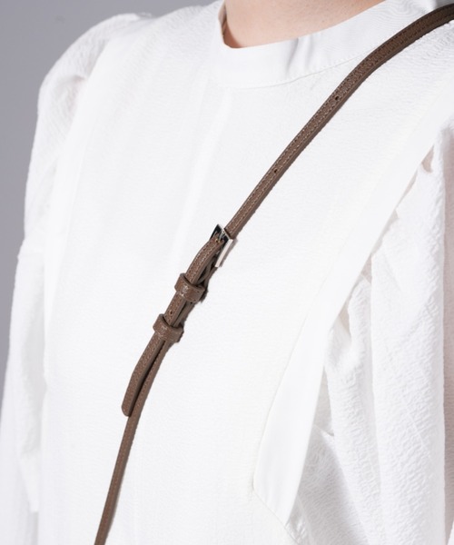 ensemble(皮革ブランド)（アンサンブル）の「ensemble PORTEⅢ 鏡 コインケース&カードケース付きiPhoneケース (ベルト付き)（スマホケース/カバー・レディース・ライトグレー/ブラック/ベージュ/ブラウン/グレー/カーキ・1/6/7/8/10/12/3/5/11）」の10枚目の写真