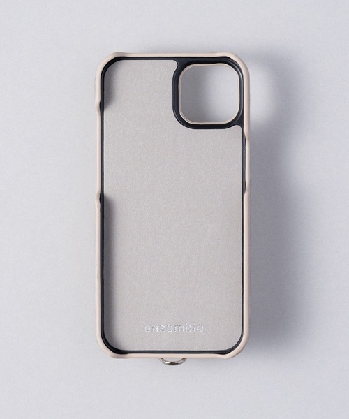 ensemble(皮革ブランド)（アンサンブル）の「ensemble PORTEⅢ 鏡 コインケース&カードケース付きiPhoneケース (ベルト付き)（スマホケース/カバー・レディース・ライトグレー/ブラック/ベージュ/ブラウン/グレー/カーキ・1/6/7/8/10/12/3/5/11）」の19枚目の写真