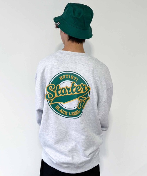 STARTER(スターター)の「JE-STARTER.サークルロゴスウェット(スウェット・メンズ・ホワイト/ブラック/マスタード・M/L)」の4枚目の写真