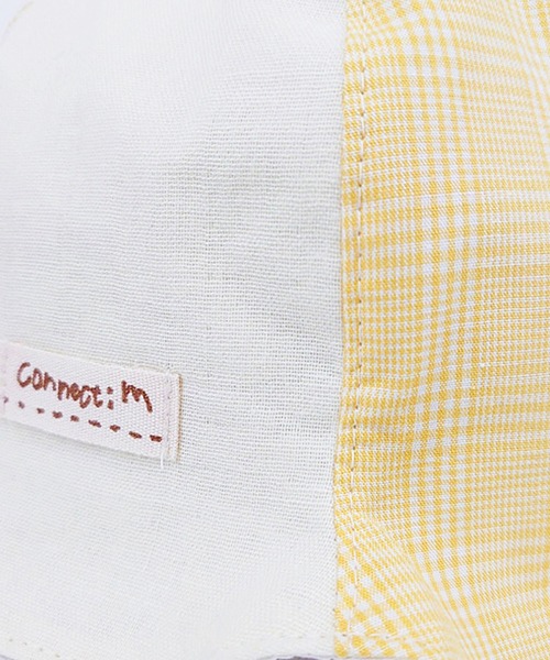 connect M（コネクトエム）の「葉っぱチューリップ(UVカット)（ハット・キッズ・ライトグレー/イエロー/ライトグリーン・46cm/48cm）」の10枚目の写真