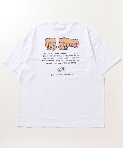 TOY　MACHINE（トイ　マシーン）の「【ムラサキスポーツ別注】TOY MACHINE/トイマシーン オーバーサイズ バックプリントTシャツ/グラフィックT クルーネックTシャツ MTMSDST6（Tシャツ/カットソー・メンズ・ブラック系その他/オレンジ系その他/ホワイト系その他・M/L/XL）」の20枚目の写真
