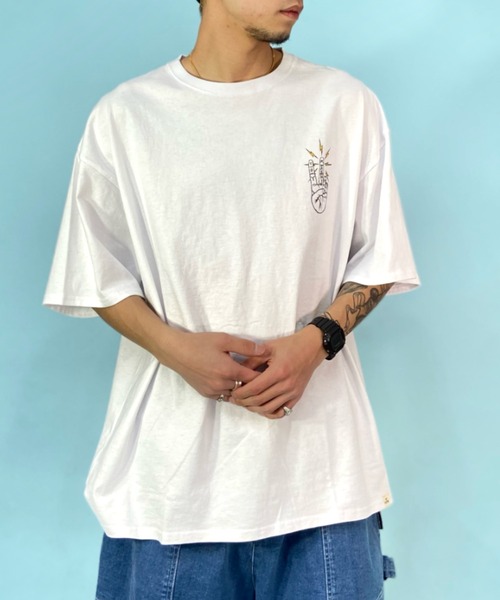 TOY　MACHINE（トイ　マシーン）の「【ムラサキスポーツ別注】TOY MACHINE/トイマシーン オーバーサイズ バックプリントTシャツ/グラフィックT クルーネックTシャツ MTMSDST6（Tシャツ/カットソー・メンズ・ブラック系その他/オレンジ系その他/ホワイト系その他・M/L/XL）」の5枚目の写真