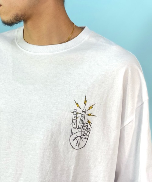 TOY　MACHINE（トイ　マシーン）の「【ムラサキスポーツ別注】TOY MACHINE/トイマシーン オーバーサイズ バックプリントTシャツ/グラフィックT クルーネックTシャツ MTMSDST6（Tシャツ/カットソー・メンズ・ブラック系その他/オレンジ系その他/ホワイト系その他・M/L/XL）」の6枚目の写真