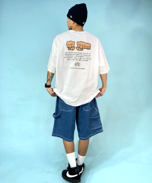 TOY　MACHINE（トイ　マシーン）の「【ムラサキスポーツ別注】TOY MACHINE/トイマシーン オーバーサイズ バックプリントTシャツ/グラフィックT クルーネックTシャツ MTMSDST6（Tシャツ/カットソー・メンズ・ブラック系その他/オレンジ系その他/ホワイト系その他・M/L/XL）」の9枚目の写真