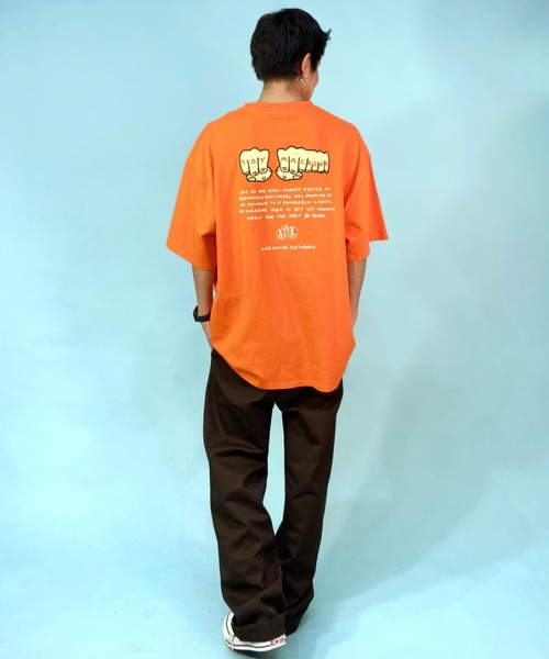 TOY　MACHINE（トイ　マシーン）の「【ムラサキスポーツ別注】TOY MACHINE/トイマシーン オーバーサイズ バックプリントTシャツ/グラフィックT クルーネックTシャツ MTMSDST6（Tシャツ/カットソー・メンズ・ブラック系その他/オレンジ系その他/ホワイト系その他・M/L/XL）」の18枚目の写真