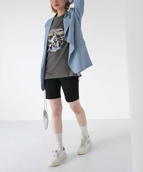 SLOBE citron.（スローブシトロン）の「SLOBE citron. DOG pigment TEE（Tシャツ/カットソー・レディース・アイボリー/チャコールグレー・FREE）」の20枚目の写真