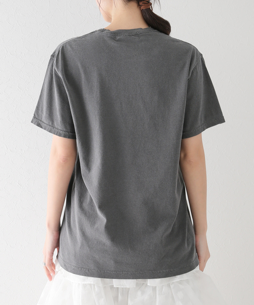 【美品】SLOBE IENA ロンパース/シャツ/citron WEB限定》SLOBE citron.YURIAPEMUPERU Creamsoda TEE（Tシャツ