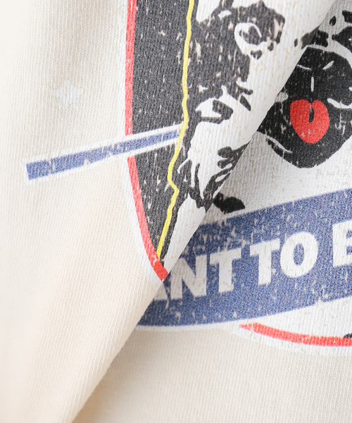 SLOBE citron.（スローブシトロン）の「SLOBE citron. DOG pigment TEE（Tシャツ/カットソー・レディース・アイボリー/チャコールグレー・FREE）」の14枚目の写真