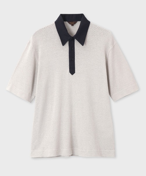 Paul Smith COLLECTION(ポールスミスコレクション)の「トータシェル ポロシャツ / 134303 J2310(ポロシャツ・メンズ・ブルー/ベージュ/ピンク・MEDIUM/LARGE/X-LARGE)」の2枚目の写真