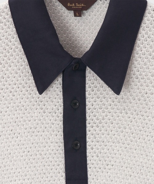 Paul Smith COLLECTION(ポールスミスコレクション)の「トータシェル ポロシャツ / 134303 J2310(ポロシャツ・メンズ・ブルー/ベージュ/ピンク・MEDIUM/LARGE/X-LARGE)」の4枚目の写真