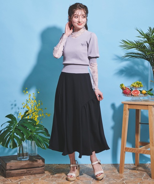 Noela❤︎大人可愛い爽やかサマーニット Noela（ノエラ）の「Vネックサマーニット（ニット/セーター