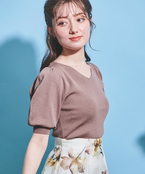 NOELA(ノエラ)の「Vネックサマーニット(ニット/セーター)」 - WEAR NOELA(ノエラ)の「Vネックサマーニット(ニット/セーター)」 - WEAR