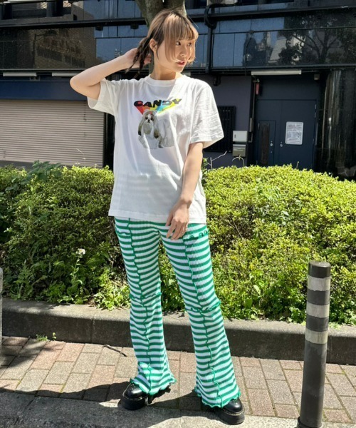 Candy Stripper（キャンディストリッパー）の「CANDY PUPPY Tシャツ（Tシャツ/カットソー・レディース・オフホワイト/イエロー/グリーン/ブラック・4/3/2）」の14枚目の写真