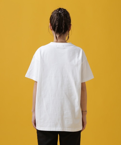 AVIREX(アヴィレックス)の「TOMCAT T-SHIRT/ トムキャットTシャツ(Tシャツ/カットソー・レディース・オフホワイト/ブラック・FREE)」の7枚目の写真