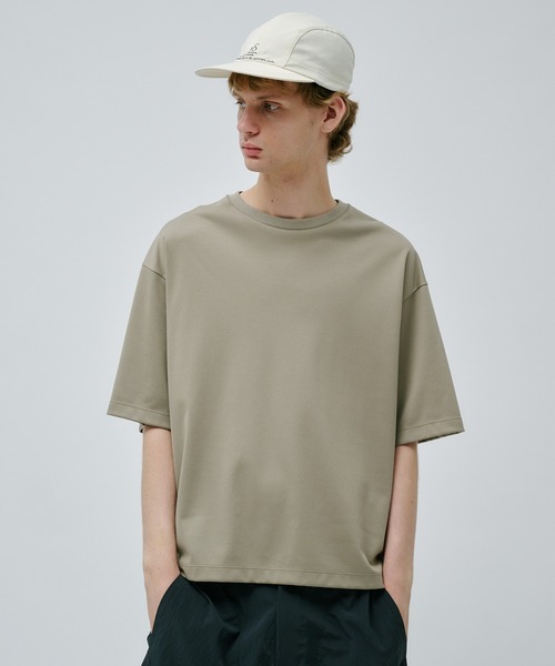 PUBLIC TOKYO（パブリックトウキョウ）の「極 ココTEE リラックスフィット（Tシャツ/カットソー・メンズ・ホワイト/ブラック/サックスブルー/ダークグレー/ミント/グリーン/ネイビー/グレイッシュベージュ/グレイッシュブルー・1/2/4/3）」の4枚目の写真