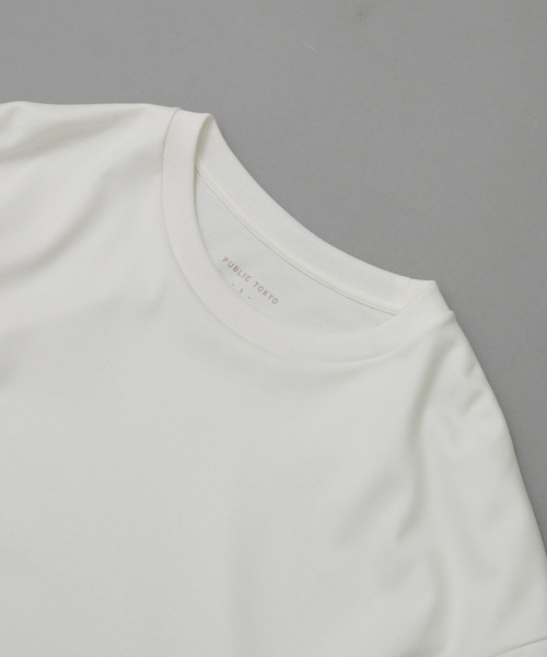 PUBLIC TOKYO（パブリックトウキョウ）の「極 ココTEE リラックスフィット（Tシャツ/カットソー・メンズ・ホワイト/ブラック/サックスブルー/ダークグレー/ミント/グリーン/ネイビー/グレイッシュベージュ/グレイッシュブルー・1/2/4/3）」の18枚目の写真