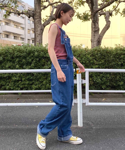 NANEA(ナネア)の「デニムオーバーオール サロペット(サロペット/オーバーオール・レディース・ブラック/インディゴブルー・ONE SIZE)」の13枚目の写真
