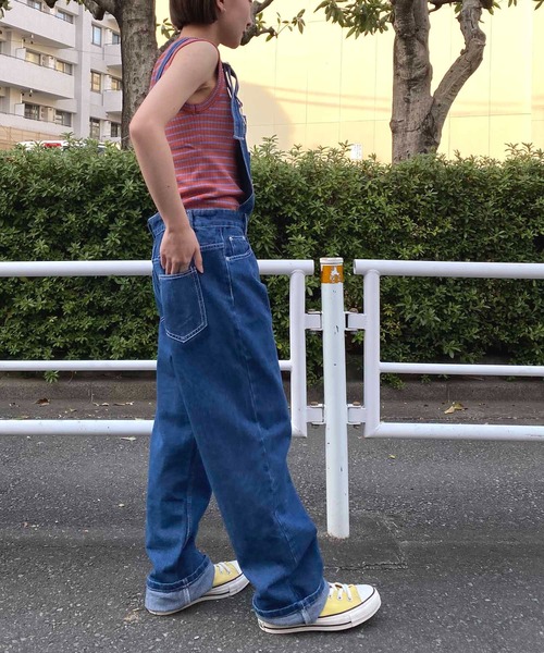 NANEA(ナネア)の「デニムオーバーオール サロペット(サロペット/オーバーオール・レディース・ブラック/インディゴブルー・ONE SIZE)」の15枚目の写真