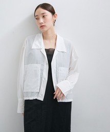 ADAM ET ROPE' | シアーシャツカーディガン(シャツ/ブラウス)