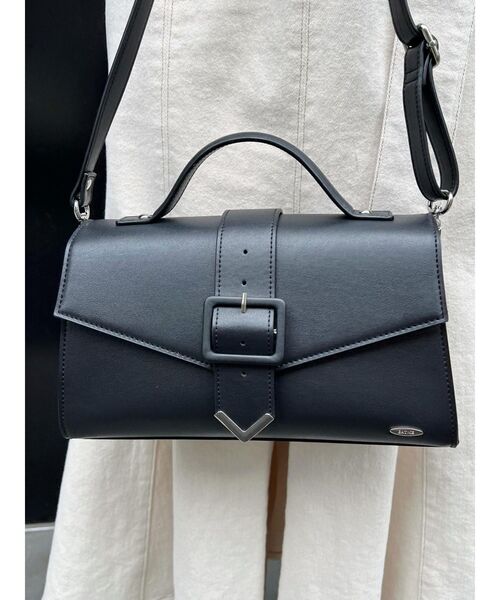 EATME（イートミー）の「フラップベルトショルダーバッグ（ショルダーバッグ・レディース・アイボリー/ブラック/ピンク・FREE）」の15枚目の写真