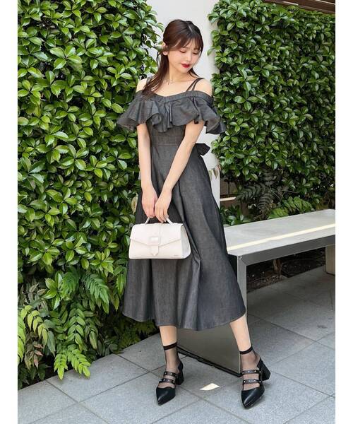 EATME（イートミー）の「フラップベルトショルダーバッグ（ショルダーバッグ・レディース・アイボリー/ブラック/ピンク・FREE）」の4枚目の写真