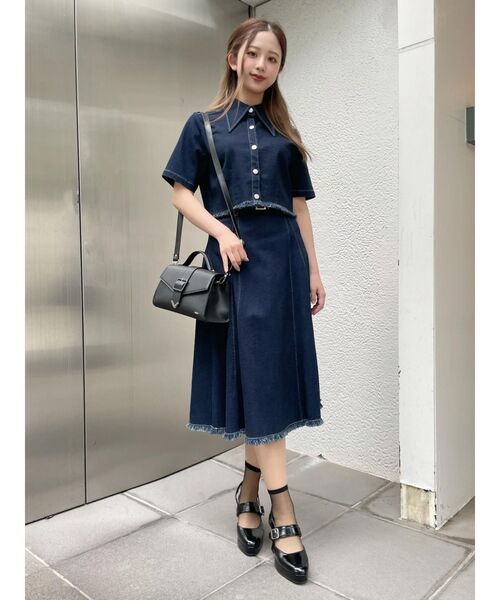 EATME（イートミー）の「フラップベルトショルダーバッグ（ショルダーバッグ・レディース・アイボリー/ブラック/ピンク・FREE）」の6枚目の写真