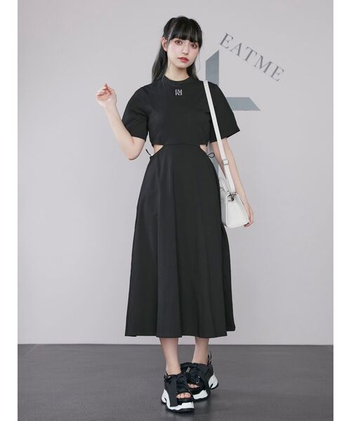 EATME（イートミー）の「フラップベルトショルダーバッグ（ショルダーバッグ・レディース・アイボリー/ブラック/ピンク・FREE）」の9枚目の写真