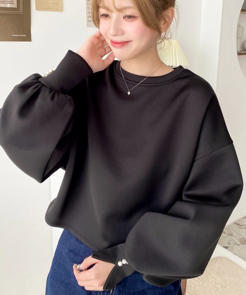 plage fur ボリュームスリーブプルオーバー　美品 10-177822.jpg