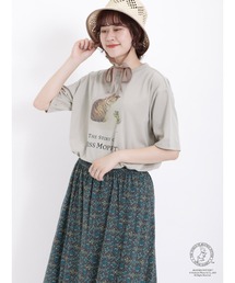 Samansa Mos2 | 【PETER RABBIT×SamansaMos2】猫Tシャツ(Tシャツ/カットソー)