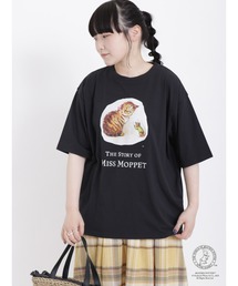 Samansa Mos2 | 【PETER RABBIT×SamansaMos2】猫Tシャツ(Tシャツ/カットソー)