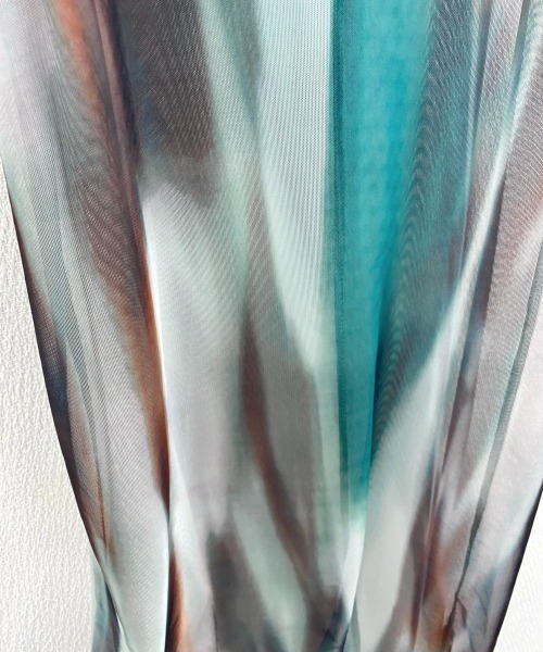 LADY LIKE（レディライク）の「タイダイ柄シアーキャミワンピース（ワンピース・レディース・グリーン・M）」の12枚目の写真