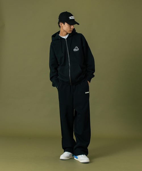 BACKSIDE SLANTED OG ZIP HOODED SWEATSHIRT（パーカー）｜XLARGE