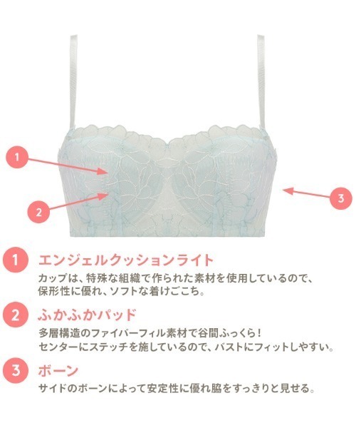 大人気！まとめ一覧 セール】ストラップレス ブラジャー(ストラップ取り外し可 ジャケット・アウター