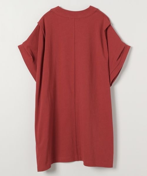 JEANASIS(ジーナシス)の「シャロークルーネックタックスリーブTEE/961739(Tシャツ/カットソー・レディース・ホワイト/ボルドー/スミクロ・FREE)」の16枚目の写真