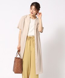 SHOO・LA・RUE | ふわり軽い コットンシフォン ロングシャツ(シャツ/ブラウス)