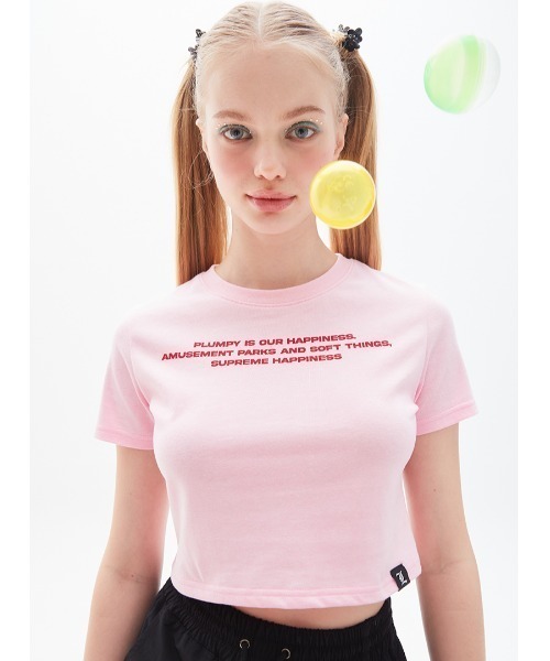 LUVISTRUE(ラヴイズトゥルー)の「A'GEM/9 × .kom『LUV IS TRUE/ラブ イズ トゥルー』 LETTERING TEE/レタリング グラフィック 半袖Tシャツ カットソー(Tシャツ/カットソー・レディース・ピンク/ブラック/ブルー・FREE)」の14枚目の写真