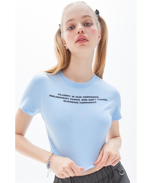 LUVISTRUE(ラヴイズトゥルー)の「A'GEM/9 × .kom『LUV IS TRUE/ラブ イズ トゥルー』 LETTERING TEE/レタリング グラフィック 半袖Tシャツ カットソー(Tシャツ/カットソー・レディース・ピンク/ブラック/ブルー・FREE)」の4枚目の写真