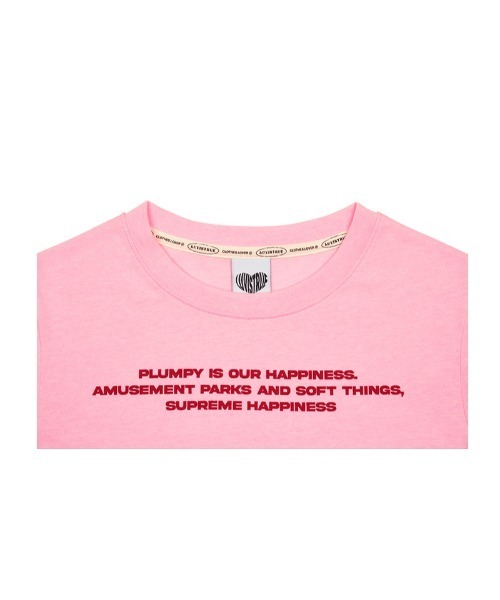 A'GEM/9 × .kom『LUV IS TRUE/ラブ イズ トゥルー』 LETTERING TEE