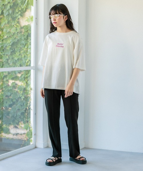 GLOBAL WORK(グローバルワーク)の「大人見えフレアパンツ/AND YUA ANY/906242(その他パンツ・キッズ・ブラック/グリーン/ブラウン・150cm/160cm)」の6枚目の写真