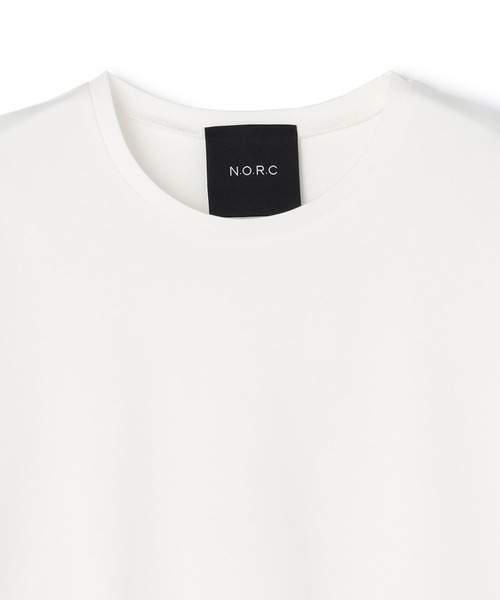 N.O.R.C(ノーク)の「タイプライタータックスリーブカットソー(Tシャツ/カットソー・レディース・オフホワイト/ブラック・フリー)」の16枚目の写真