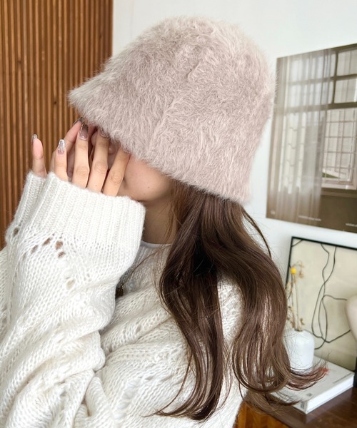 セール】シャギーバケットハット（ハット）｜moment+（モーメント