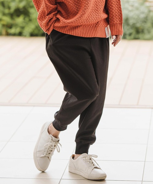 CAMBIO（カンビオ）の「mp11315- 起毛テーパードリブパンツ（その他パンツ・メンズ・ブラック/ブラウン/グレー・M/L/S）」の2枚目の写真