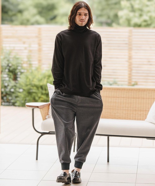 CAMBIO（カンビオ）の「mp11315- 起毛テーパードリブパンツ（その他パンツ・メンズ・ブラック/ブラウン/グレー・M/L/S）」の6枚目の写真