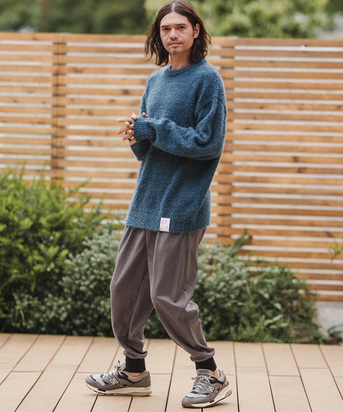 CAMBIO（カンビオ）の「mp11315- 起毛テーパードリブパンツ（その他パンツ・メンズ・ブラック/ブラウン/グレー・M/L/S）」の11枚目の写真