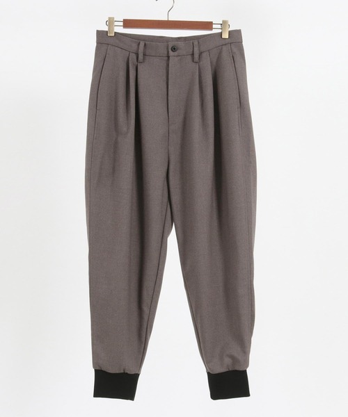 CAMBIO（カンビオ）の「mp11315- 起毛テーパードリブパンツ（その他パンツ・メンズ・ブラック/ブラウン/グレー・M/L/S）」の22枚目の写真