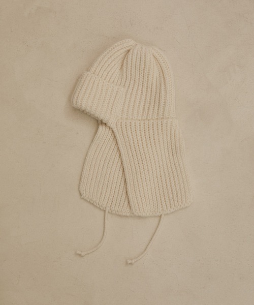 SALON adam et rope'（サロン アダム エ ロペ）の「【HIGHLAND2000（ハイランド2000）】フライトキャップ（ニットキャップ/ビーニー・レディース・ホワイト/グレー/ターコイズブルー・FREE）」の17枚目の写真