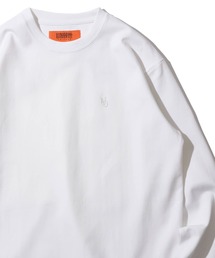 UNIVERSAL OVERALL（ユニバーサルオーバーオール）の「【UNIVERSAL OVERALL】別注 リラックスフィット 刺繍 ポンチロングスリーブTシャツ（Tシャツ/カットソー）」