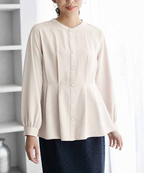 Honeys（ハニーズ）の「ペプラムブラウス（シャツ/ブラウス）」 - WEAR