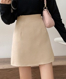 シンプル台形ミニスカート